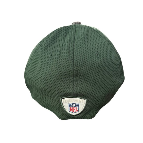 Green Bay Packers New Era 39Thirty Green Gray Stretch Fit Cap M/L - Picture 3 of 7